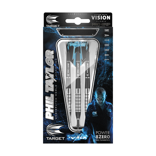 Target Phil Taylor Power 8Zero 2 fléchettes en acier