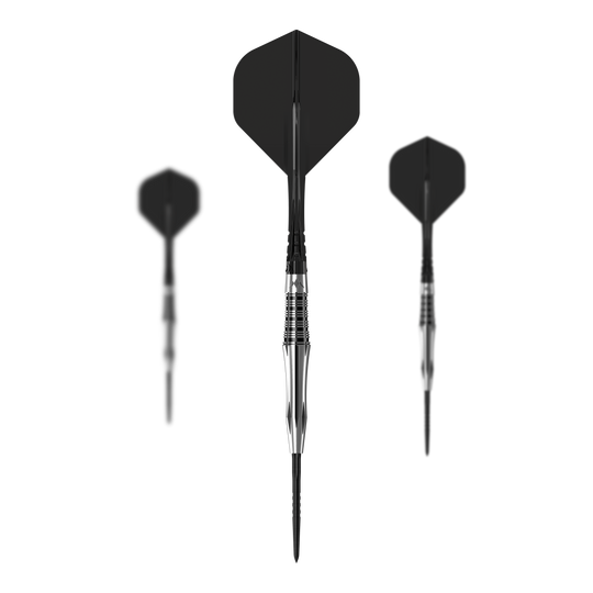 Auf dem Bild ist ein Set der Mission Katana Steeldarts abgebildet. Das Produkt besteht aus mehreren Steeldarts im Set.