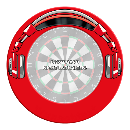 Surround stéréo pour cible de fléchettes McDart Abgebildet ist ein Produkt mit dem Dateinamen MSF-J1_McDart_Stereo_Dartboard_Surround_Rot_3. Das Produkt ist klar und deutlich zu sehen.