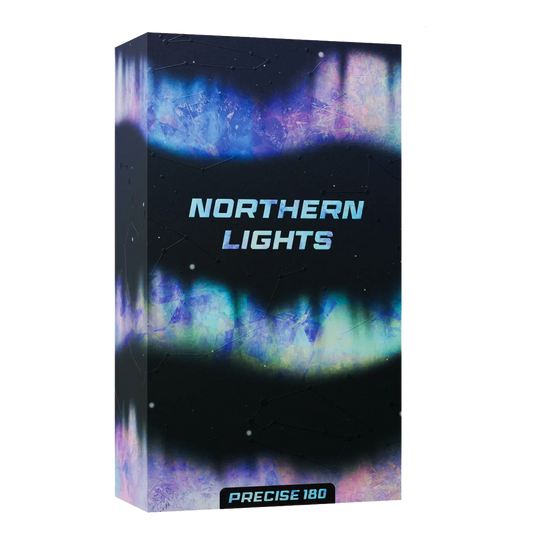 Fléchettes en acier Precise 180 Northern Lights Das Foto zeigt die Precise 180 Northern Lights Steeldarts. Der Artikel ist für enthusiastische Dartspieler geeignet.