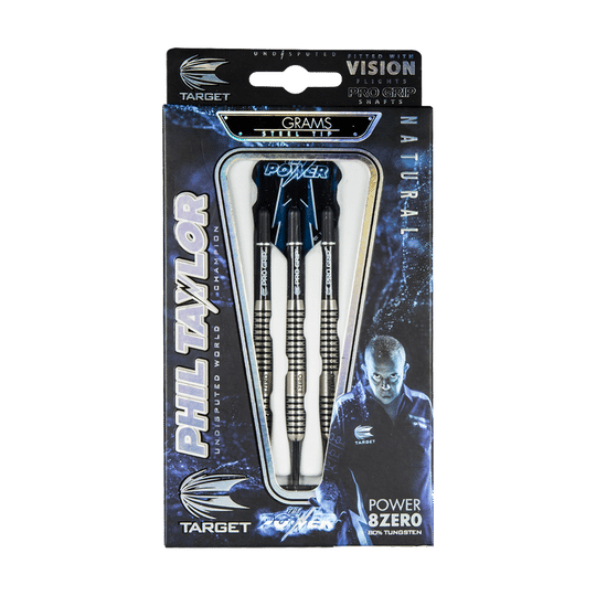 Targetz les fléchettes en acier Phil Taylor Power 8zero