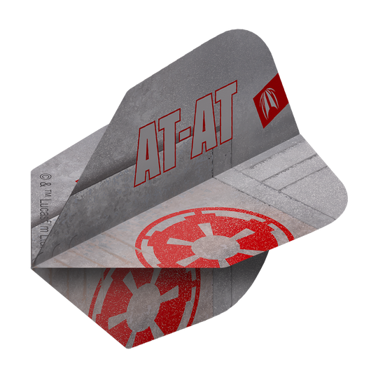Dies ist ein Target Star Wars Pro Ultra AT-AT No6 Flights Produkt. Die Flights zeigen ein Motiv aus dem Star Wars Universum.