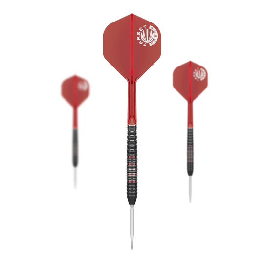 Target Japan Prime Series Diamond Kosuzu Iwao GEN4 Fléchettes en acier à pointe suisse Auf diesem Bild sieht man die Target Japan Prime Series Diamond Kosuzu Iwao GEN4 Swiss Point Steeldarts als Set. Das Set eignet sich perfekt für ambitionierte Dartspieler.