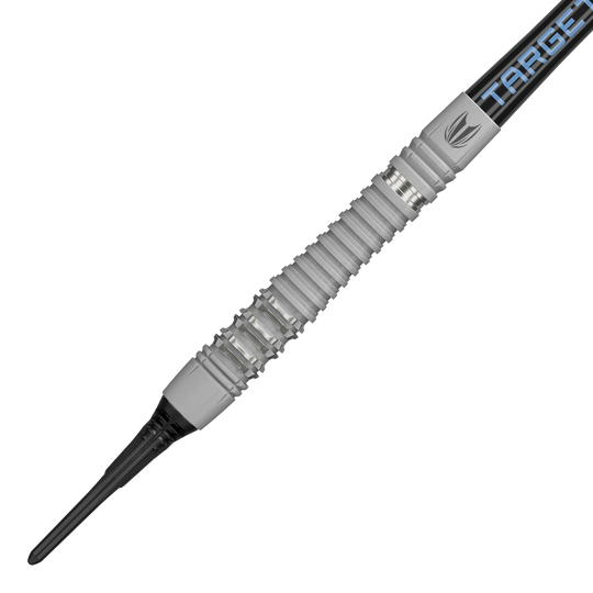 Zu sehen sind die Target Cryo 13 Softdarts. Die Abbildung hebt das moderne Design der Darts hervor.