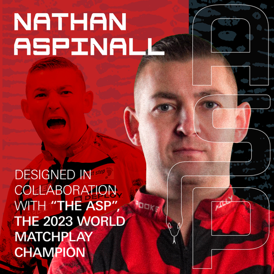 Vols Target K-Flex Nathan Aspinall n°6 Gezeigt werden Target K-Flex Nathan Aspinall No2 Standard Flights. Die Flights sind Teil einer professionellen Dart-Ausstattung.