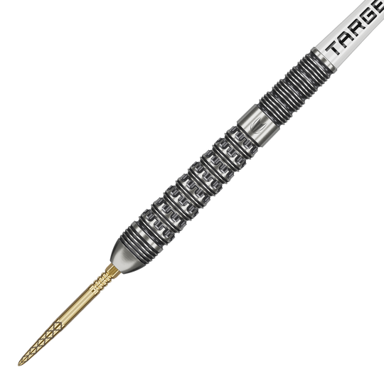 Fléchettes en acier Target Redux 03 Swiss Point Das Bild zeigt die Target Redux 03 Swiss Point Steeldarts. Es handelt sich um hochwertige Darts für präzises Werfen.