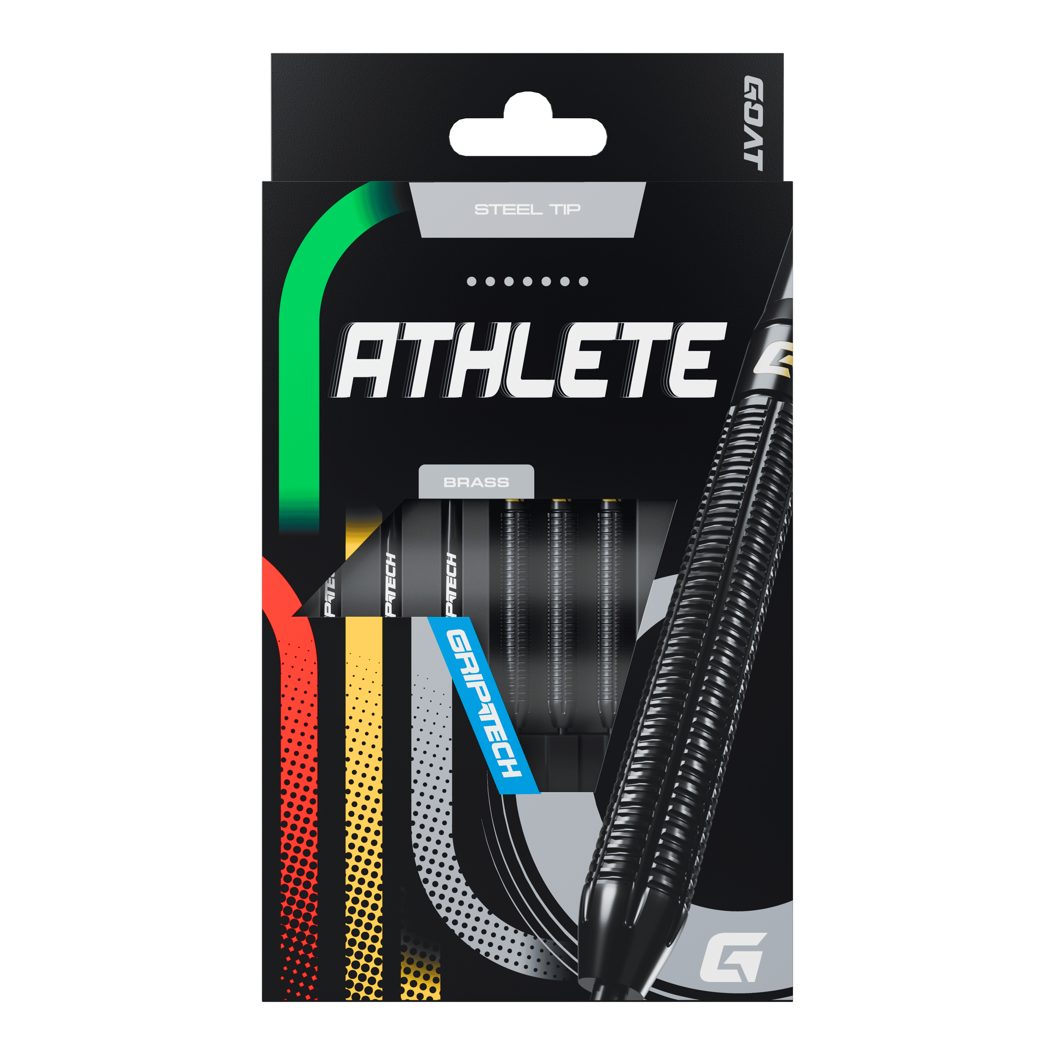 GOAT Athlete Fléchettes en acier en laiton noir - 13 g