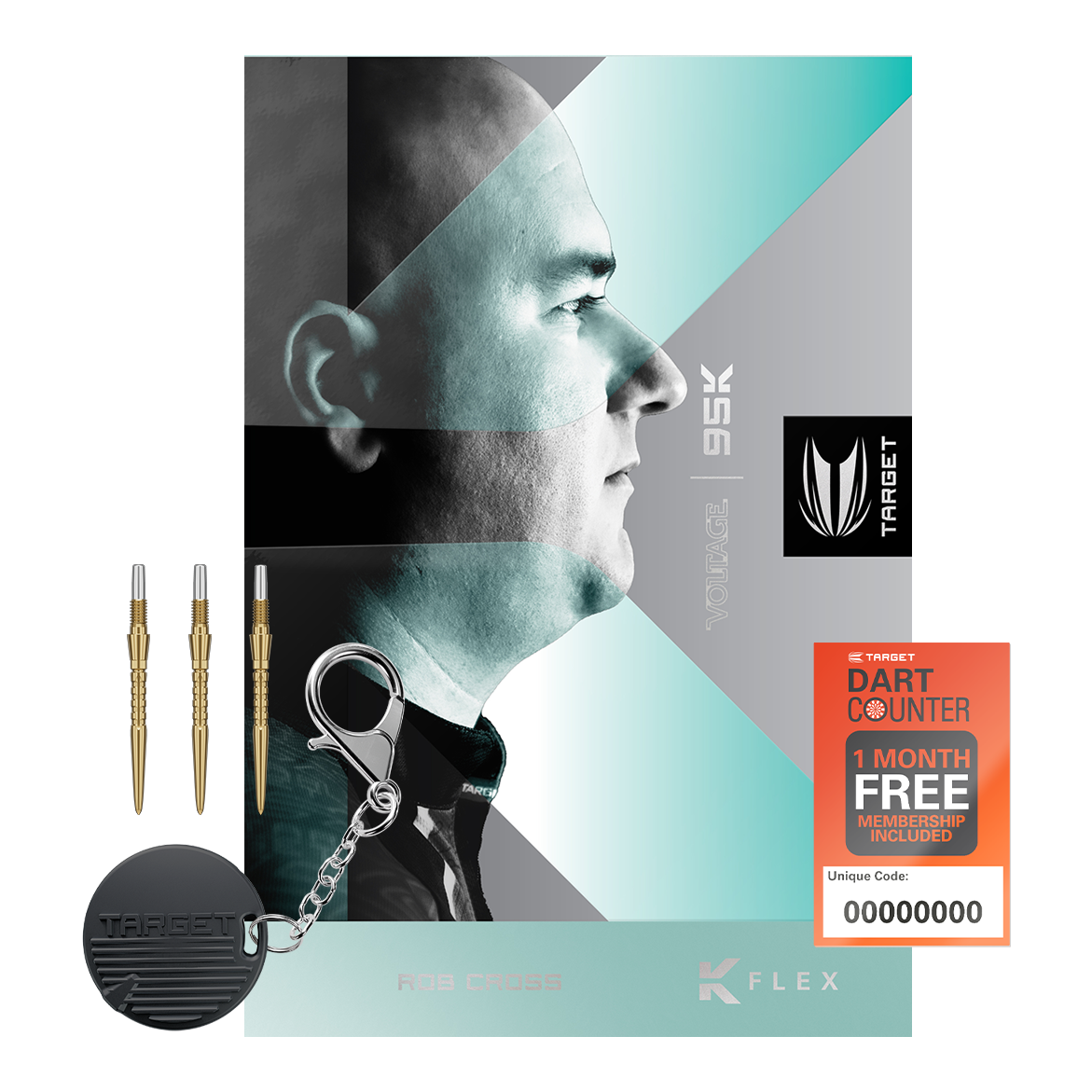 Target Rob Cross 95K Swiss Point Steeldarts