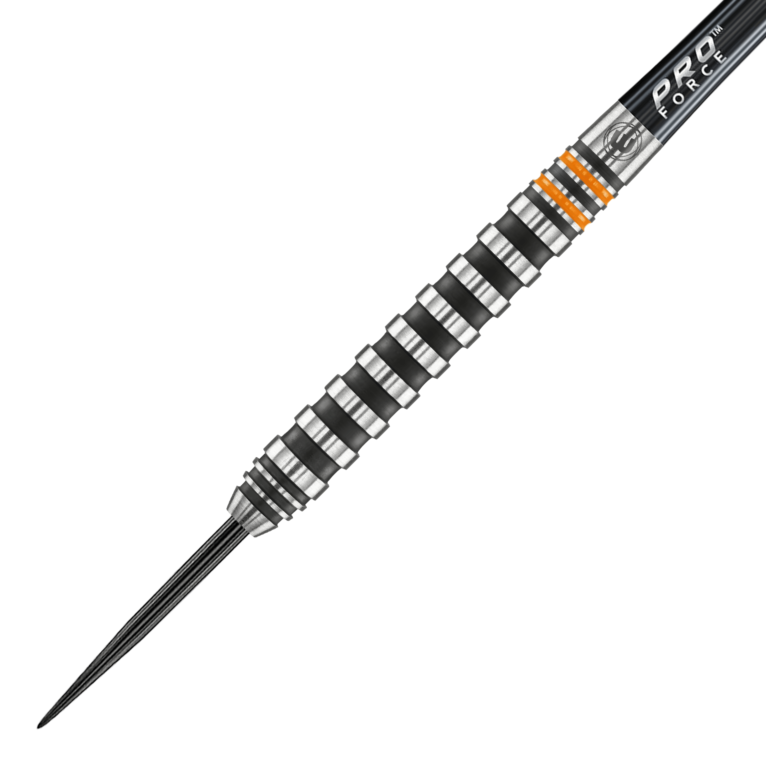 Fléchettes en acier Winmau Fury - 22 g Auf dem Bild sind die Winmau Fury Steeldarts mit 22 Gramm zu sehen. Sie zeichnen sich durch ein modernes Design und hohe Qualität aus.