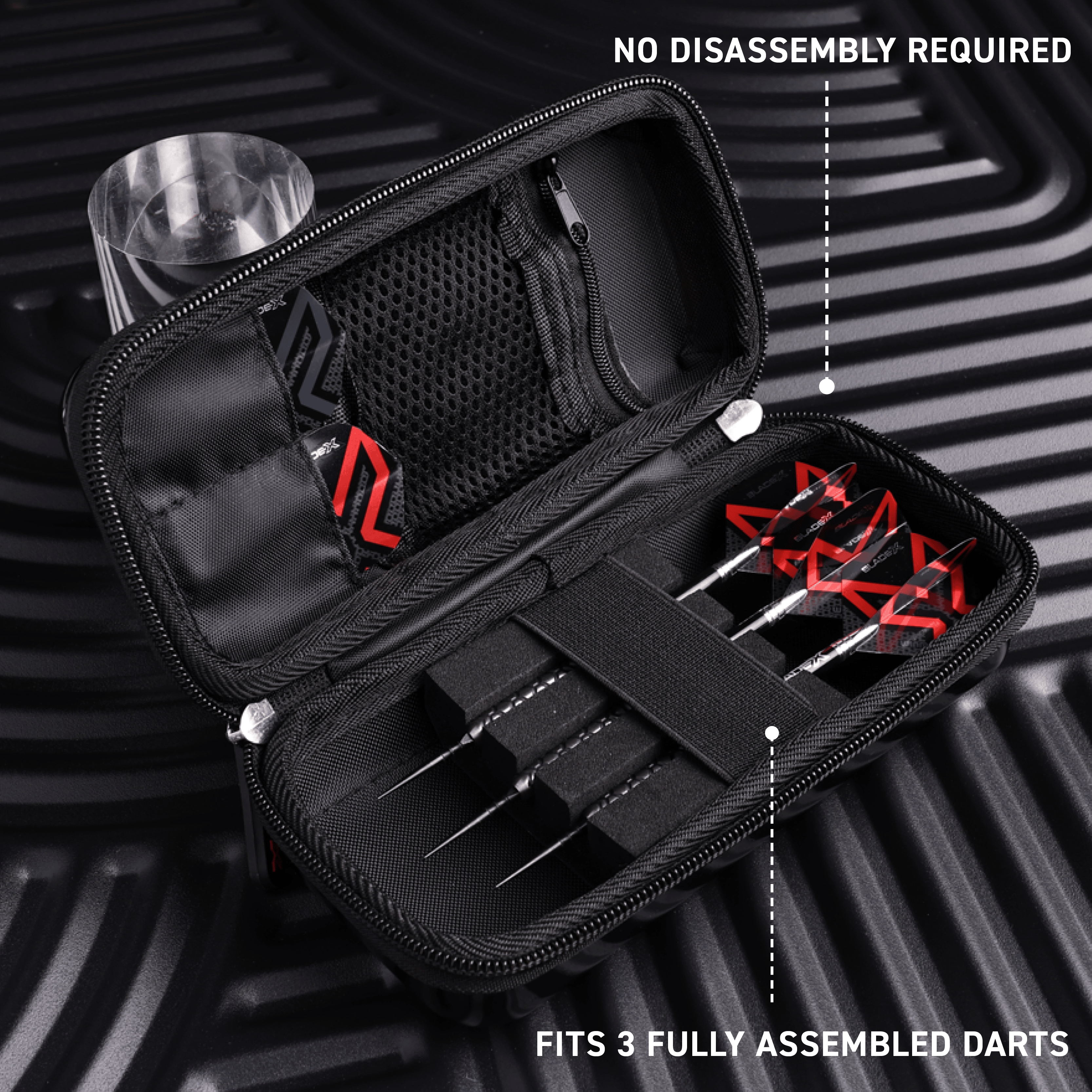 Portefeuille à fléchettes Winmau Blade X Armor G1 Ein Bild mit dem Dateinamen 8534_Winmau_Blade_X_Armor_G1_Dartwallet_W1. Vermutlich handelt es sich um ein Dartwallet-Produkt.